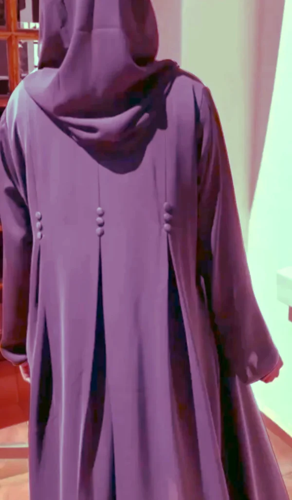 FLAIR PLEATED ABAYA ( 1 Piece) - Image 5